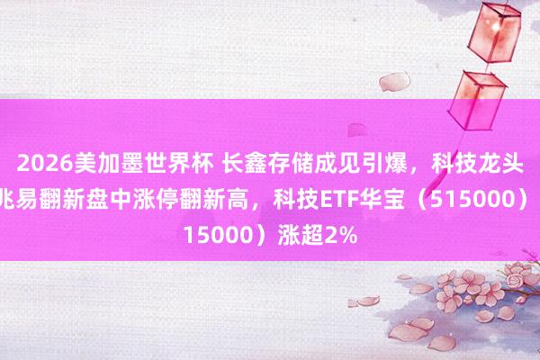 2026美加墨世界杯 长鑫存储成见引爆，科技龙头走强！兆易翻新盘中涨停翻新高，科技ETF华宝（515000）涨超2%