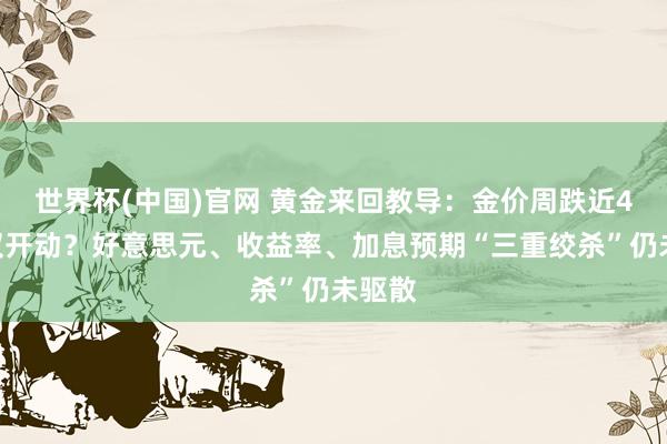 世界杯(中国)官网 黄金来回教导：金价周跌近4%仅仅开动？好意思元、收益率、加息预期“三重绞杀”仍未驱散