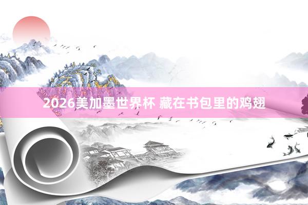 2026美加墨世界杯 藏在书包里的鸡翅