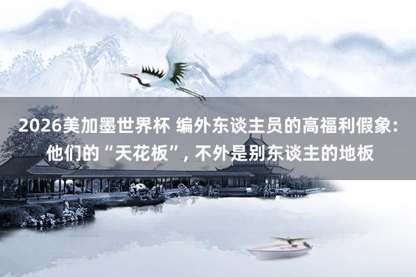 2026美加墨世界杯 编外东谈主员的高福利假象: 他们的“天花板”, 不外是别东