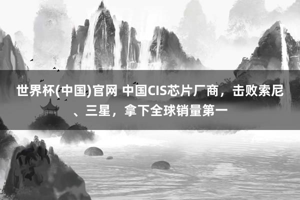 世界杯(中国)官网 中国CIS芯片厂商，击败索尼、三星，拿下全球销量第一